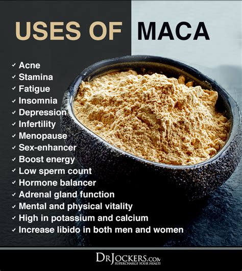 maca powder uses.